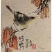 Gemälde Calling von Yu Huan Huan | Gemälde Figurativ Tiere Tinte