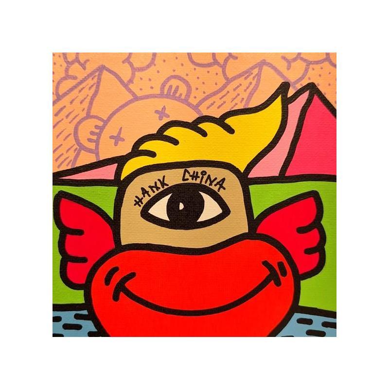 Painting Verne 3 by Hank China | Painting Pop-art Acrylic, Posca Pop icons