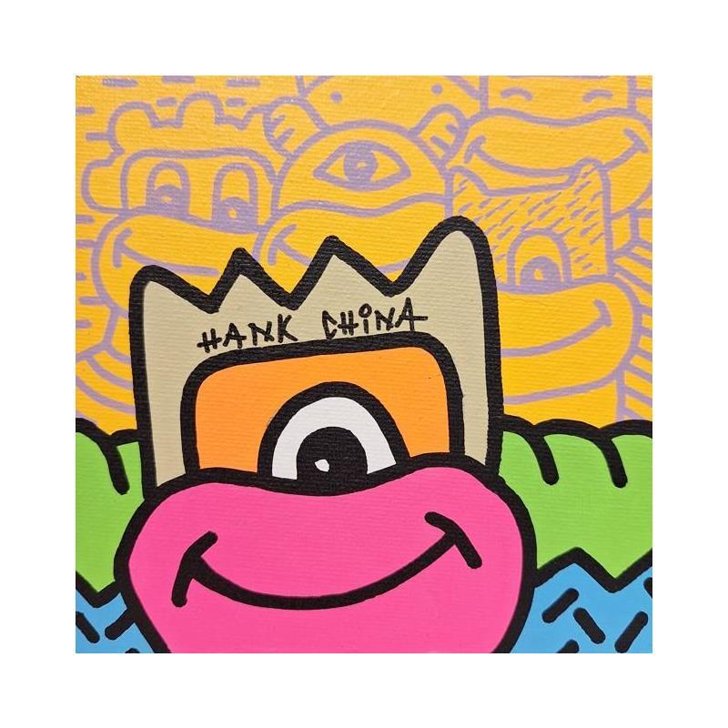 Painting Verne 5 by Hank China | Painting Pop-art Pop icons Acrylic Posca
