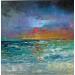 Painting Emeraude by Levesque Emmanuelle | Painting Landscapes Marine Nature Oil