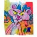Painting Pink by Molla Nathalie  | Painting Pop-art Pop icons Wood Acrylic Posca