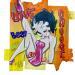 Painting Betty by Molla Nathalie  | Painting Pop-art Pop icons Wood Acrylic Posca