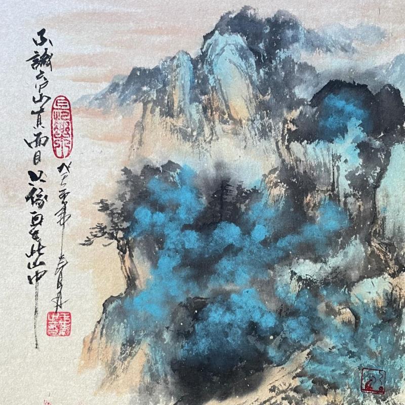 Gemälde Mountains  von Yu Huan Huan | Gemälde Figurativ Landschaften Tinte