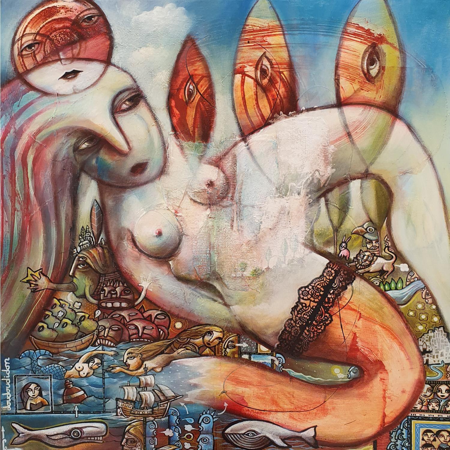 ▷ Painting Gaïa Universe by Doudoudidon | Carré d'artistes