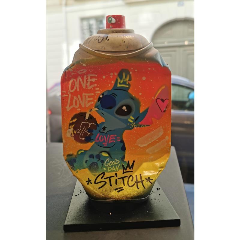 Sculpture Stitch by Kedarone | Sculpture Pop art Acrylic, Graffiti Pop icons