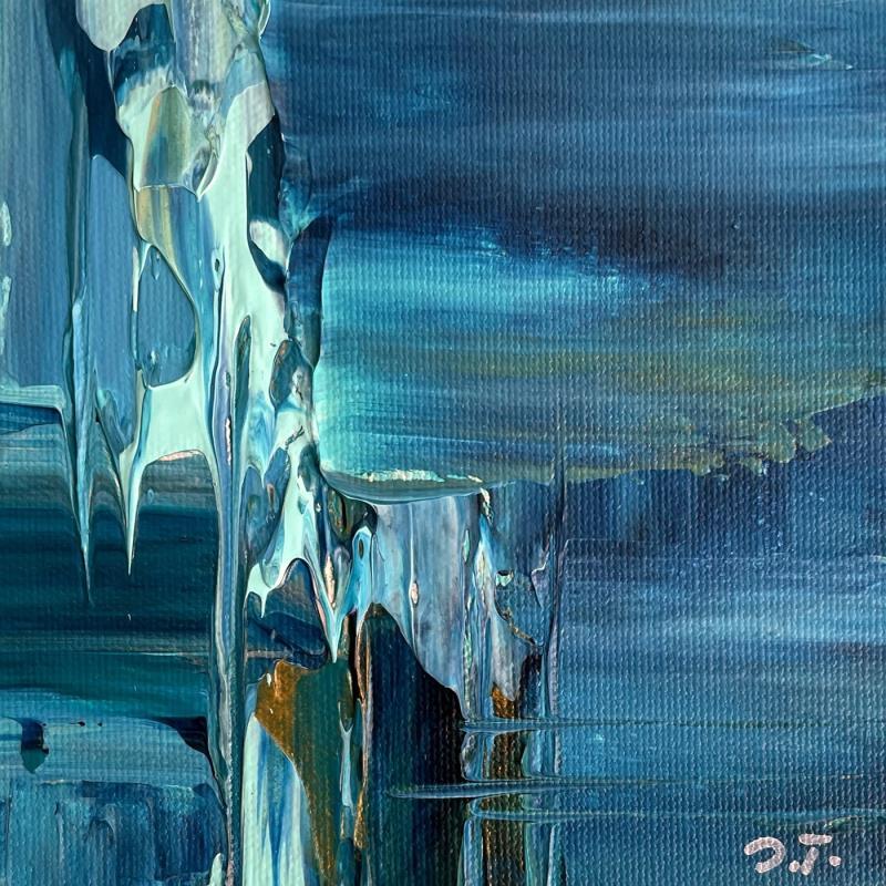 Gemälde Fantasy in Blue (ii) von Talts Jaanika | Gemälde Abstrakt Marine Natur Acryl