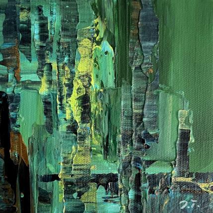 Painting Fantasy in Green (ii) by Talts Jaanika | Painting Abstract Acrylic Nature