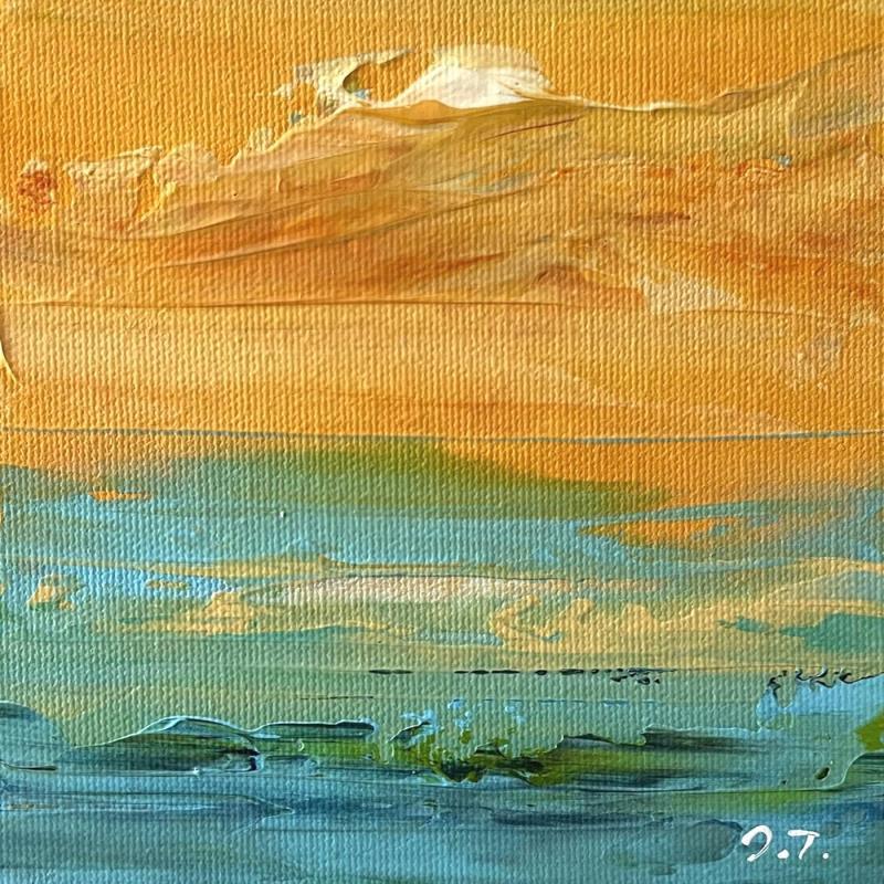 Gemälde Dunes (ii) von Talts Jaanika | Gemälde Abstrakt Landschaften Marine Natur Acryl