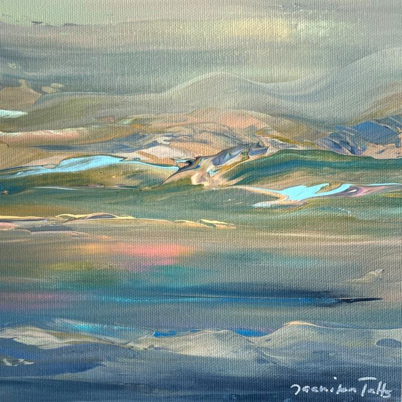 Gemälde Dunes (iii) von Talts Jaanika | Gemälde Abstrakt Landschaften Marine Natur Acryl