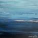 Peinture Under the Blue Sky par Talts Jaanika | Tableau Abstrait Paysages Marine Nature Acrylique