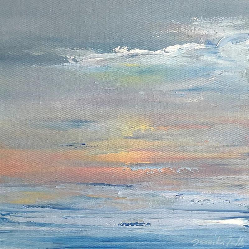 Painting Pastel Sky by Talts Jaanika | Painting Abstract Landscapes Nature Acrylic
