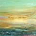 Painting Pastel Sky (ii) by Talts Jaanika | Painting Abstract Landscapes Marine Nature Acrylic