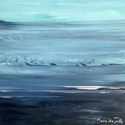 Painting Under the Blue Sky (ii) by Talts Jaanika | Painting Abstract Acrylic Landscapes, Marine, Nature