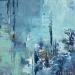 Peinture Rhapsody In Blue (iii) par Talts Jaanika | Tableau Abstrait Musique Scènes de vie Acrylique