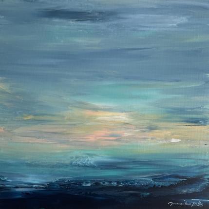 Painting Luminous by Talts Jaanika | Painting Abstract Acrylic Landscapes, Marine, Nature
