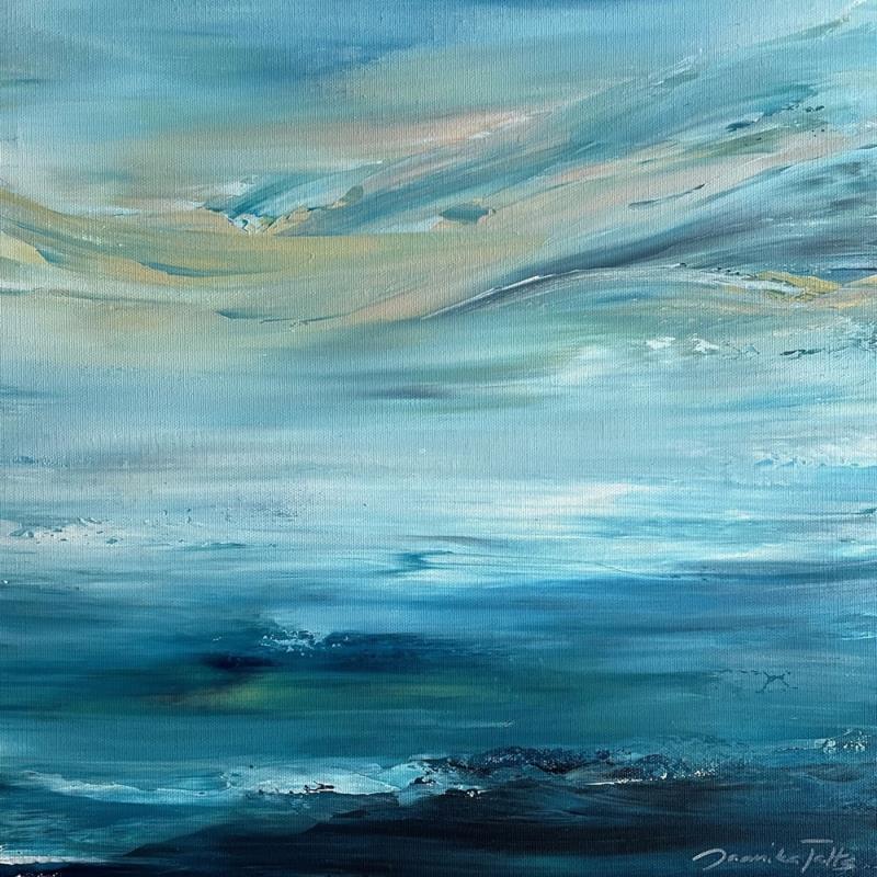 Painting Luminous (ii) by Talts Jaanika | Painting Abstract Landscapes Marine Nature Acrylic