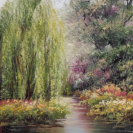 Painting  Glimpses of peace by Requena Elena | Painting Figurative Oil Landscapes, Nature