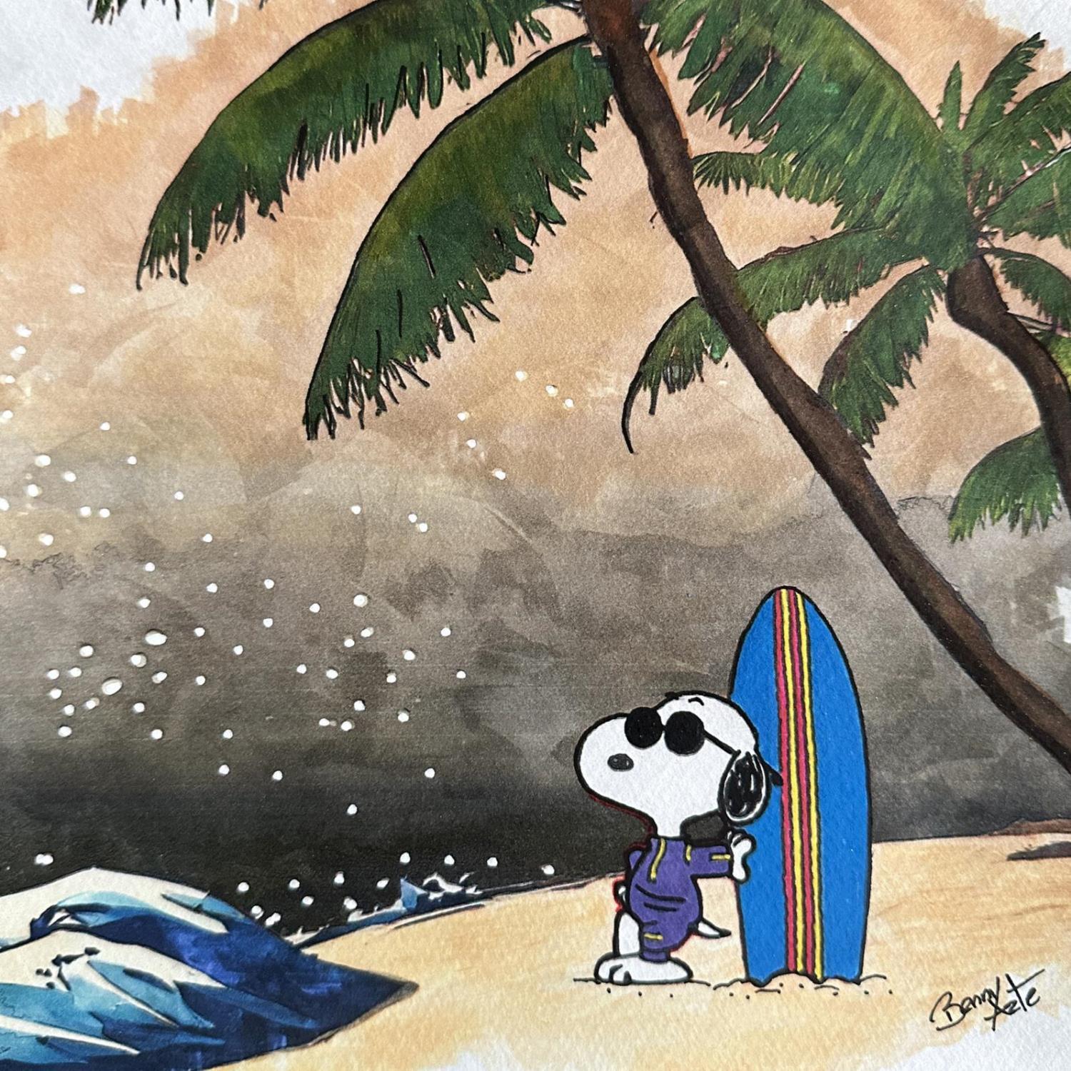 Snoopy : La Grande Vague de Kanagawa II by Benny Arte (2023