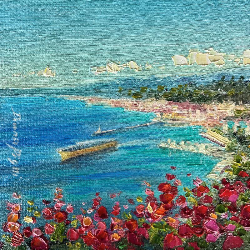 Painting French Riviera by Pigni Diana | Painting Figurative Landscapes Oil