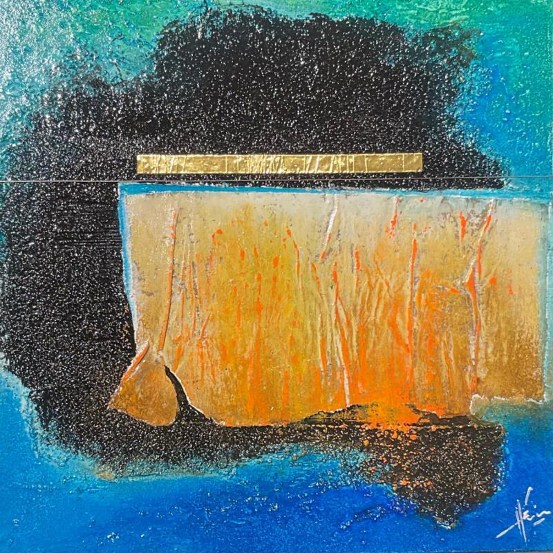 Painting Abstraction #1756 by Hévin Christian | Painting Abstract Minimalist Oil Acrylic Pastel