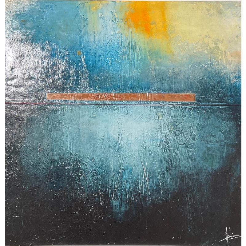 Painting Abstraction #1783 by Hévin Christian | Painting Abstract Acrylic, Oil, Pastel Minimalist