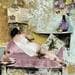 Painting La sieste by Romanelli Karine | Painting Figurative Mixed Urban