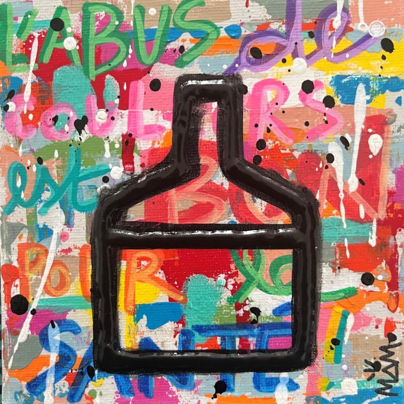 Painting ABUS DE COULEURS by Mam | Painting Pop-art Society Pop icons Still-life Acrylic
