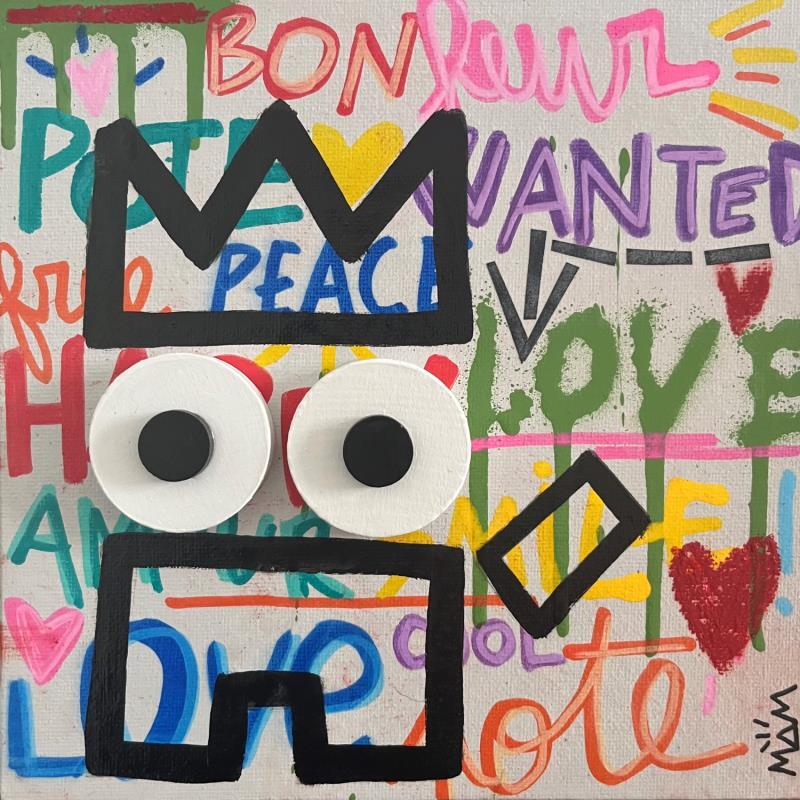 Painting WANTED LOVE by Mam | Painting Pop-art Acrylic Pop icons, Portrait, Society