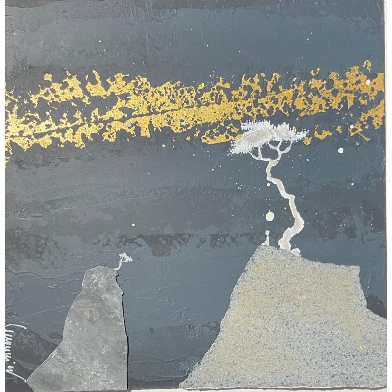 Gemälde 5200 von Lemonnier  | Gemälde Materialismus Landschaften Acryl Zinc