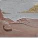 Gemälde IPANEMA von Roma Gaia | Gemälde Naive Kunst Minimalistisch Acryl Sand