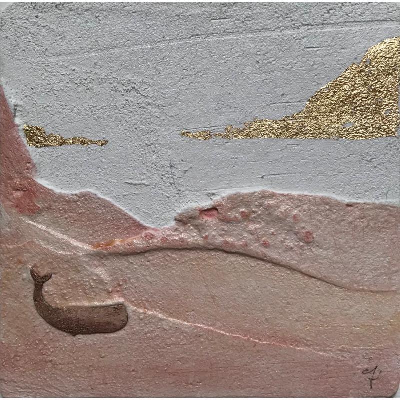 Painting IPANEMA by Roma Gaia | Painting Naive art Acrylic, Sand Minimalist