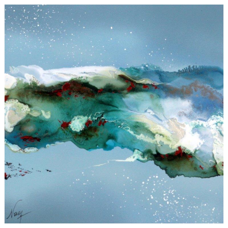 Painting C2437 by Naen | Painting Abstract Acrylic, Ink Minimalist