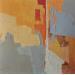 Gemälde Reflects orange von Tomàs | Gemälde Abstrakt Urban Öl