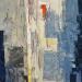 Gemälde La fenêtre orange 3 von Tomàs | Gemälde Abstrakt Urban Alltagsszenen Öl