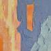 Peinture Une fenêtre orange par Tomàs | Tableau Abstrait Urbain Scènes de vie Huile
