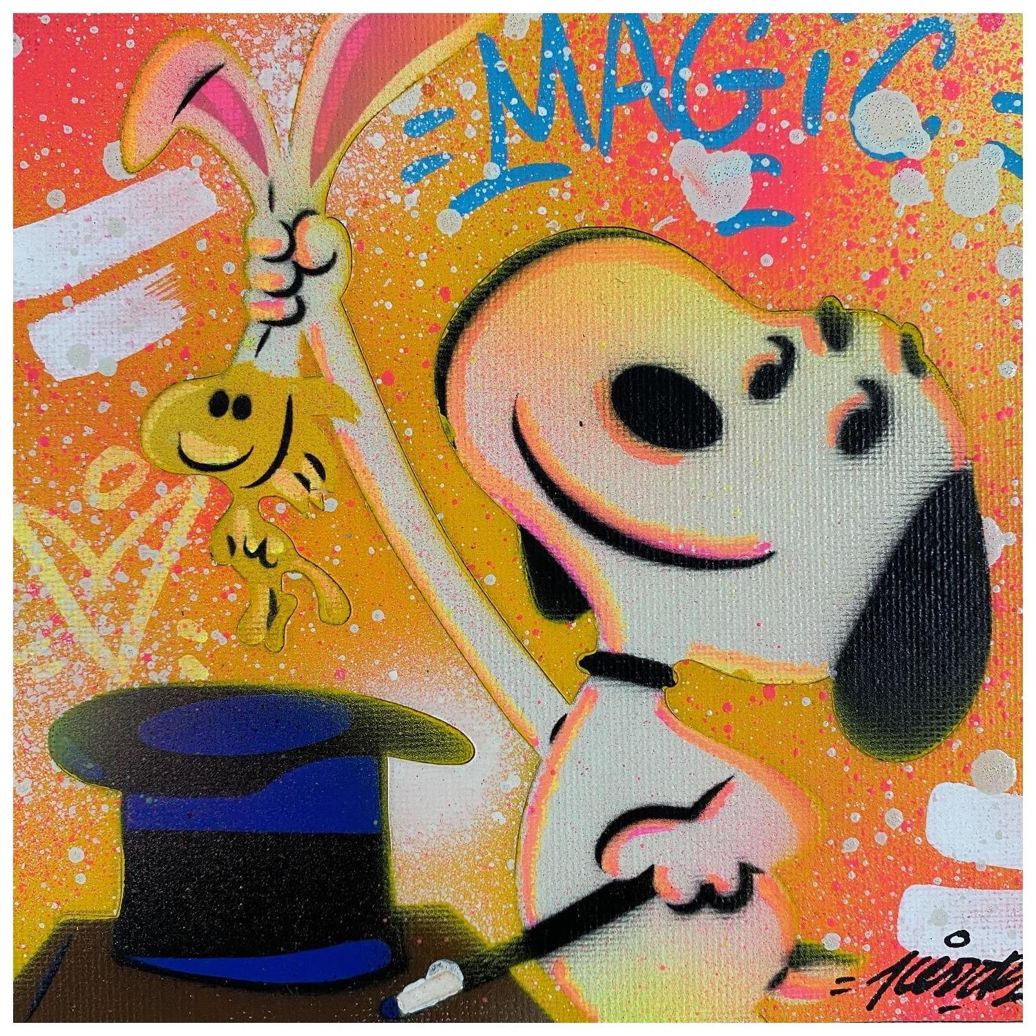 Peinture Magic snoopy par Kedarone | Carré d'artistes