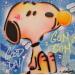 Painting Snoopy Gum Gum by Kedarone | Painting Pop-art Pop icons Graffiti Acrylic