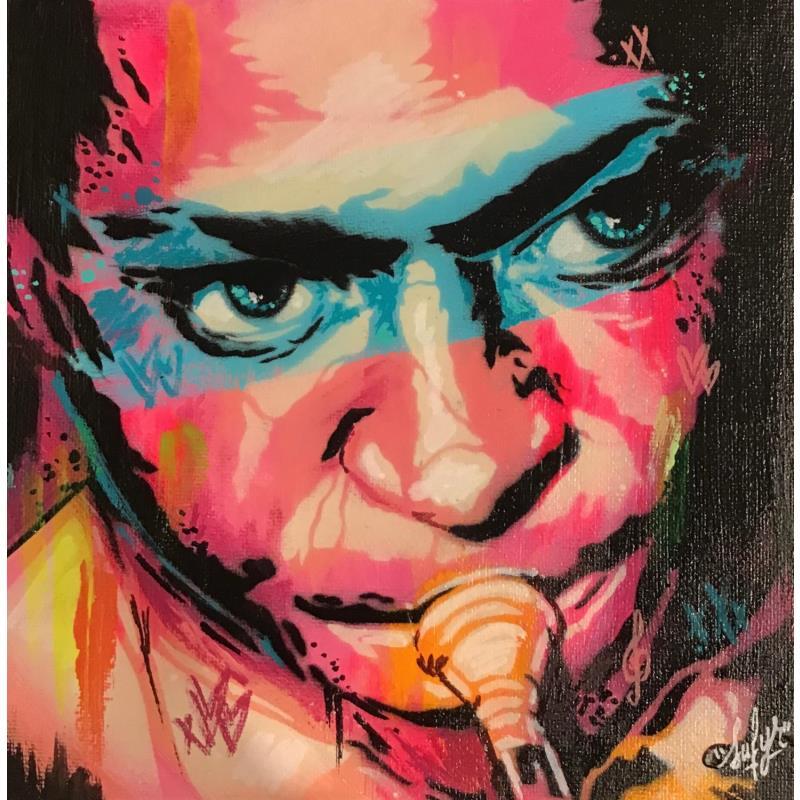 Gemälde Miles Davis von Sufyr | Gemälde Street art Graffiti, Posca Pop-Ikonen