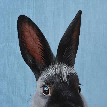 Painting I SEE YOU 33 by Milie Lairie | Painting Realism Oil Animals