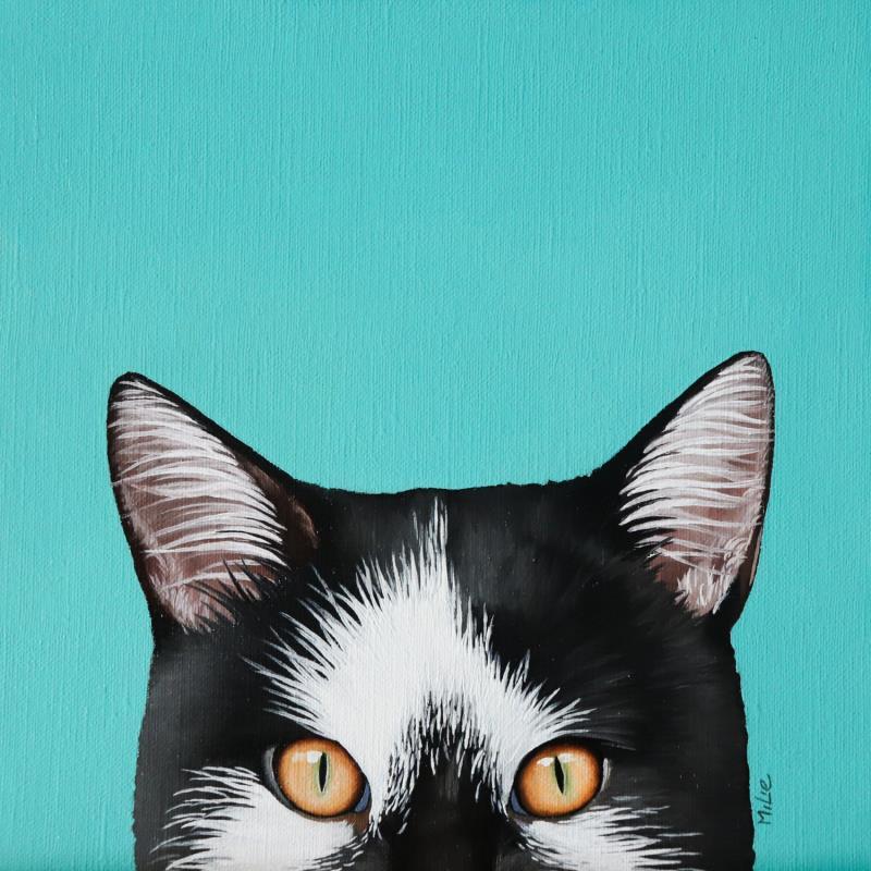 Painting LOVELY by Milie Lairie | Painting Realism Oil Animals, Pop icons