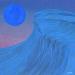 Gemälde Collision Imminente von Huon Coralie | Gemälde Figurativ Landschaften Marine Natur Acryl