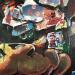 Gemälde Bowser von Caizergues Noël  | Gemälde Pop-Art Kino Pop-Ikonen Kinder Acryl Collage