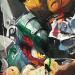 Peinture Bowser par Caizergues Noël  | Tableau Pop-art Cinéma Icones Pop Enfant Acrylique Collage