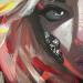 Gemälde Spider Gwen von Caizergues Noël  | Gemälde Figurativ Porträt Kino Pop-Ikonen Acryl Collage