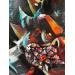 Gemälde Baby Bowser von Caizergues Noël  | Gemälde Figurativ Porträt Kino Pop-Ikonen Acryl Collage