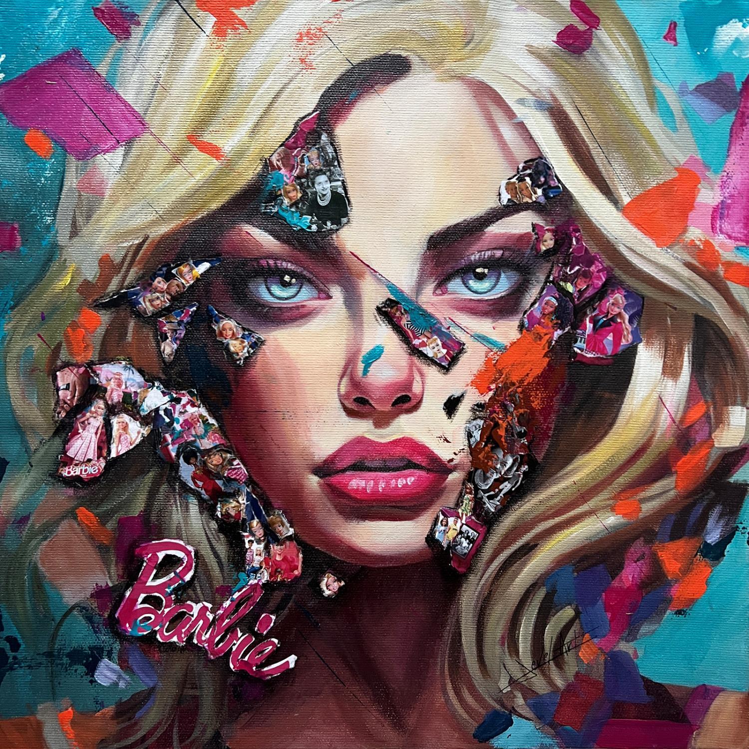 Painting Barbie by Caizergues No l Carr d artistes