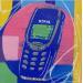 Painting Nokia 3310 by Revel | Painting Pop-art Society Acrylic Posca