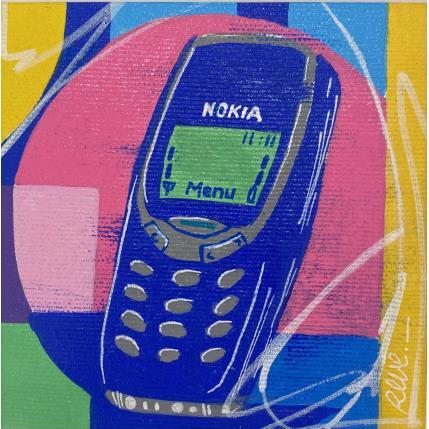 Peinture Nokia 3310 par Revel | Tableau Pop-art Acrylique, Posca Société