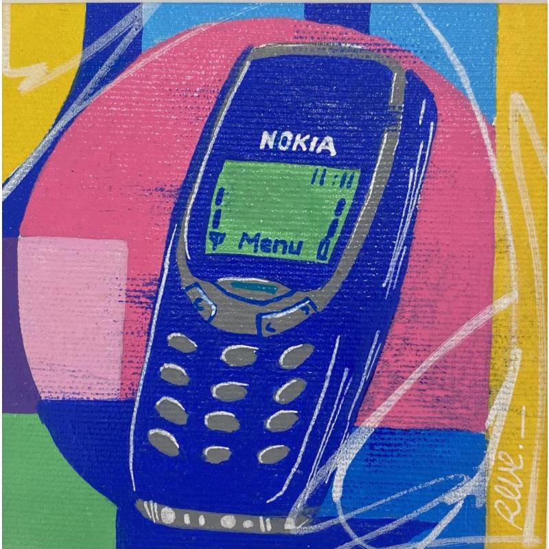 Painting Nokia 3310 by Revel | Painting Pop-art Society Acrylic Posca