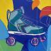 Painting Roller pop by Revel | Painting Pop-art Sport Acrylic Posca